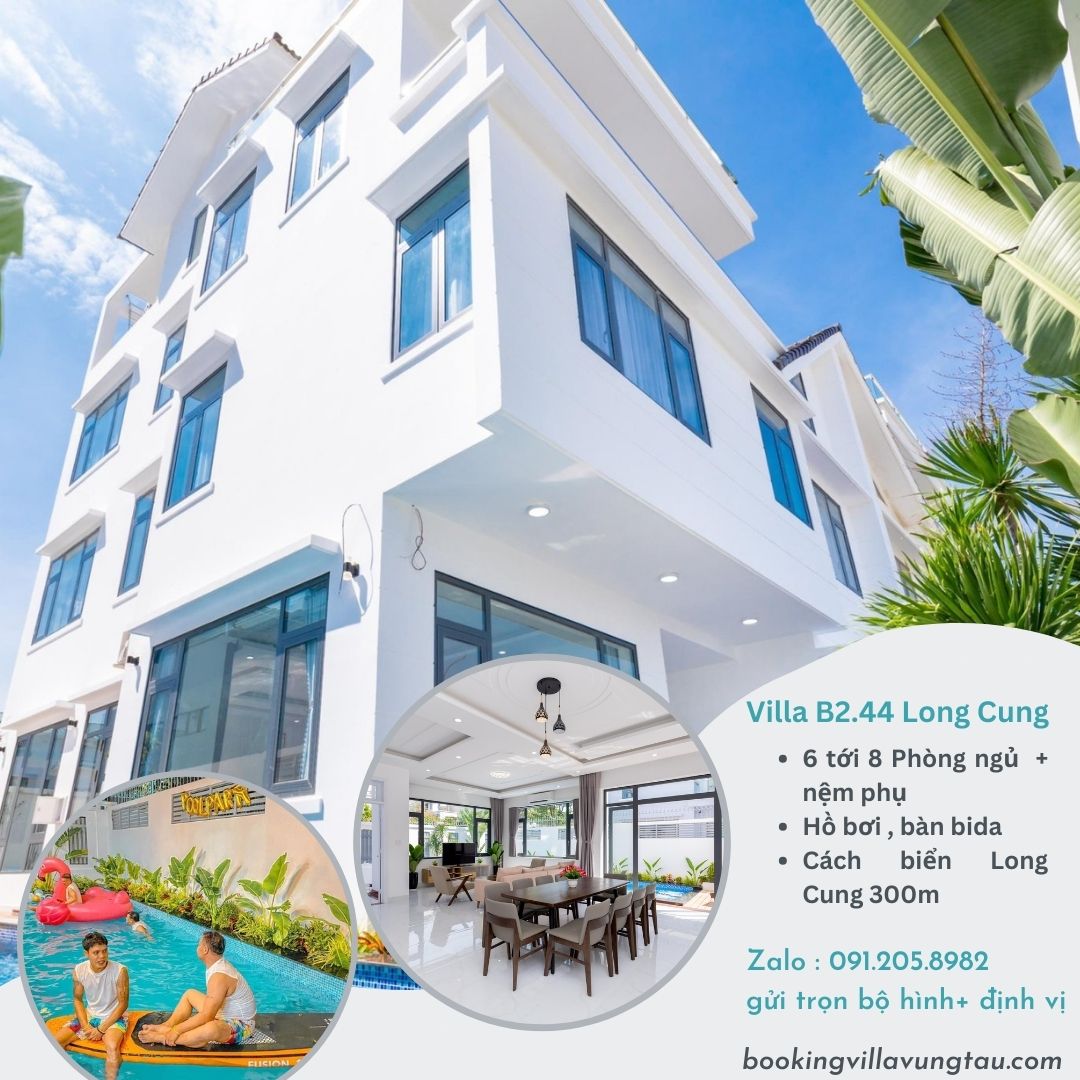 villa long cung vũng tàu
