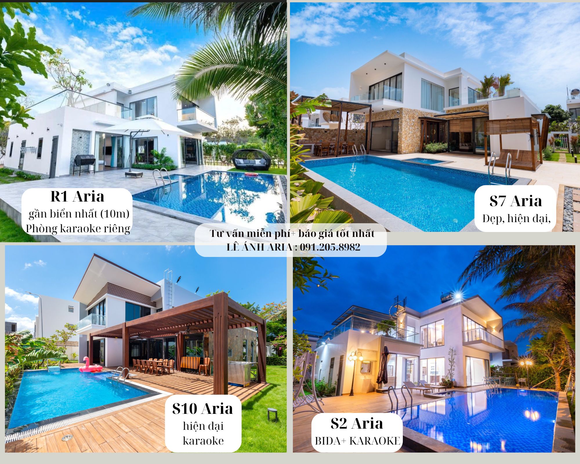 Villa Aria Vũng Tàu 4 phòng ngủ