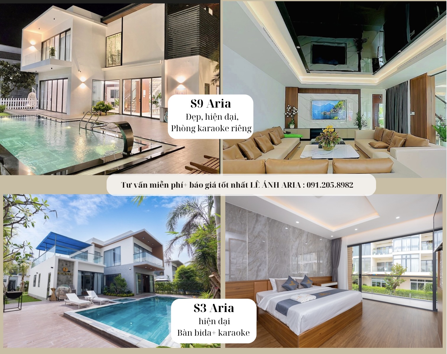 villa Aria 5 phòng ngủ