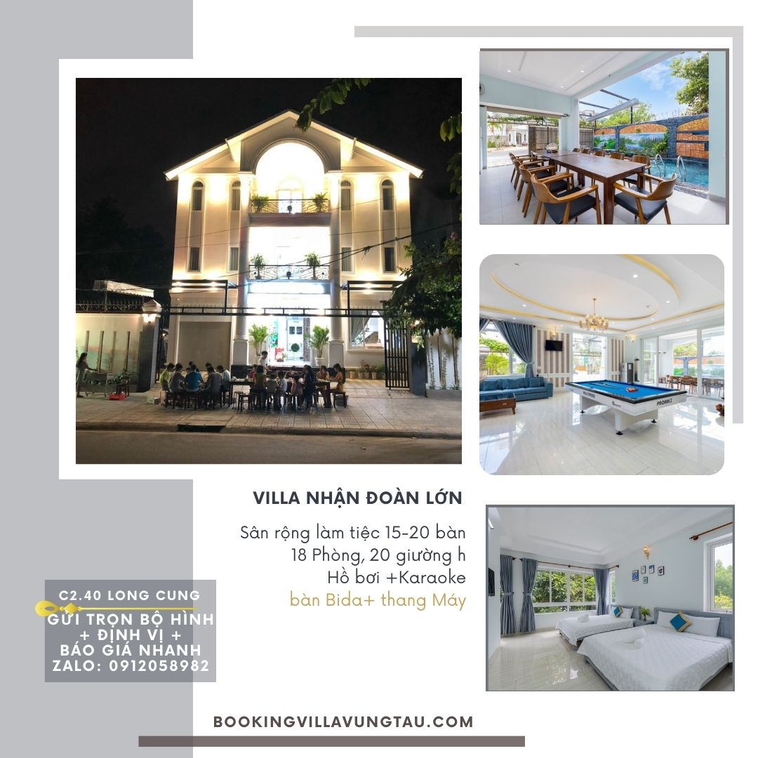 villa long cung vũng tàu