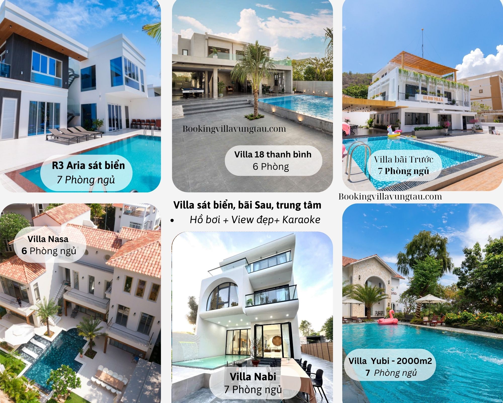 Villa 6 Phòng ngủ Vũng Tàu 