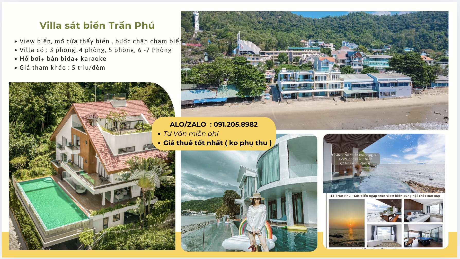 villa sát biển vũng tàu 