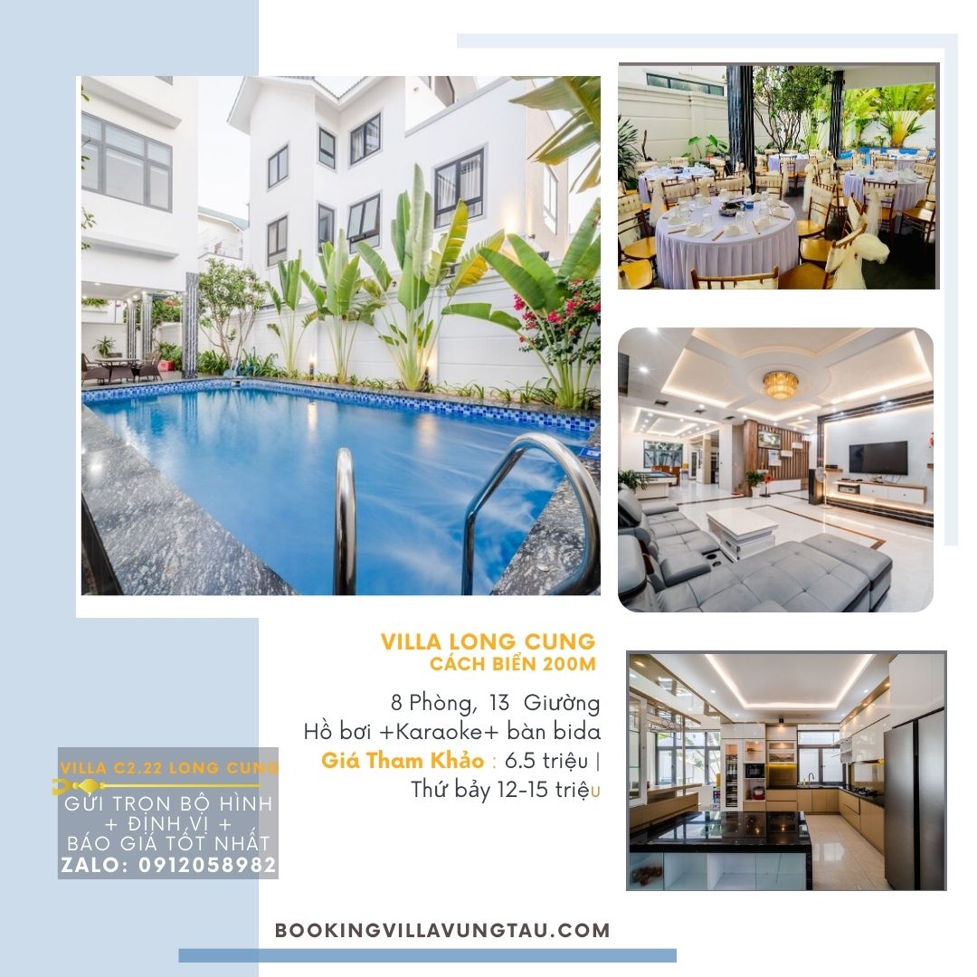 villa long cung vũng tàu