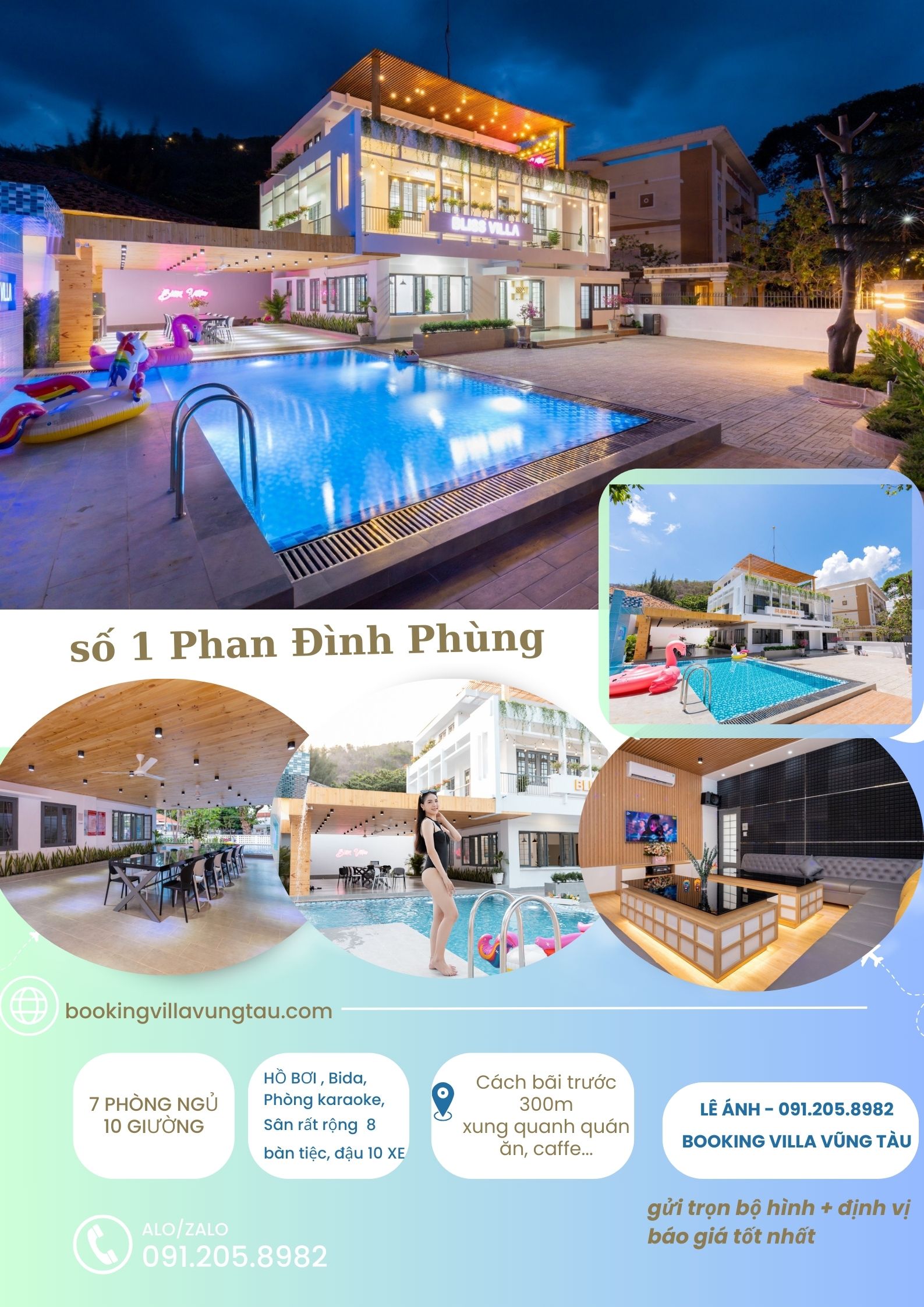 villa vũng tàu 7 phòng ngủ 