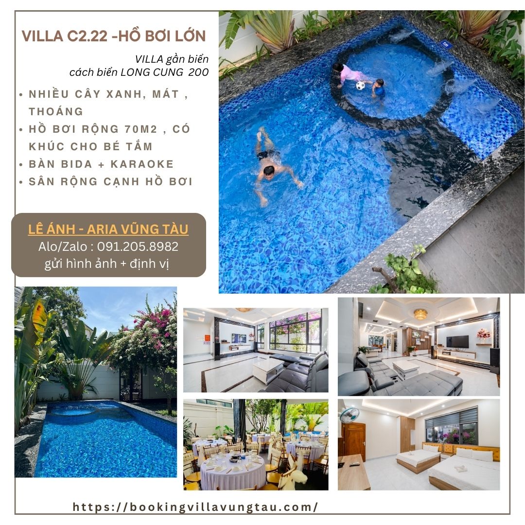 villa vũng tàu 7 phòng ngủ 