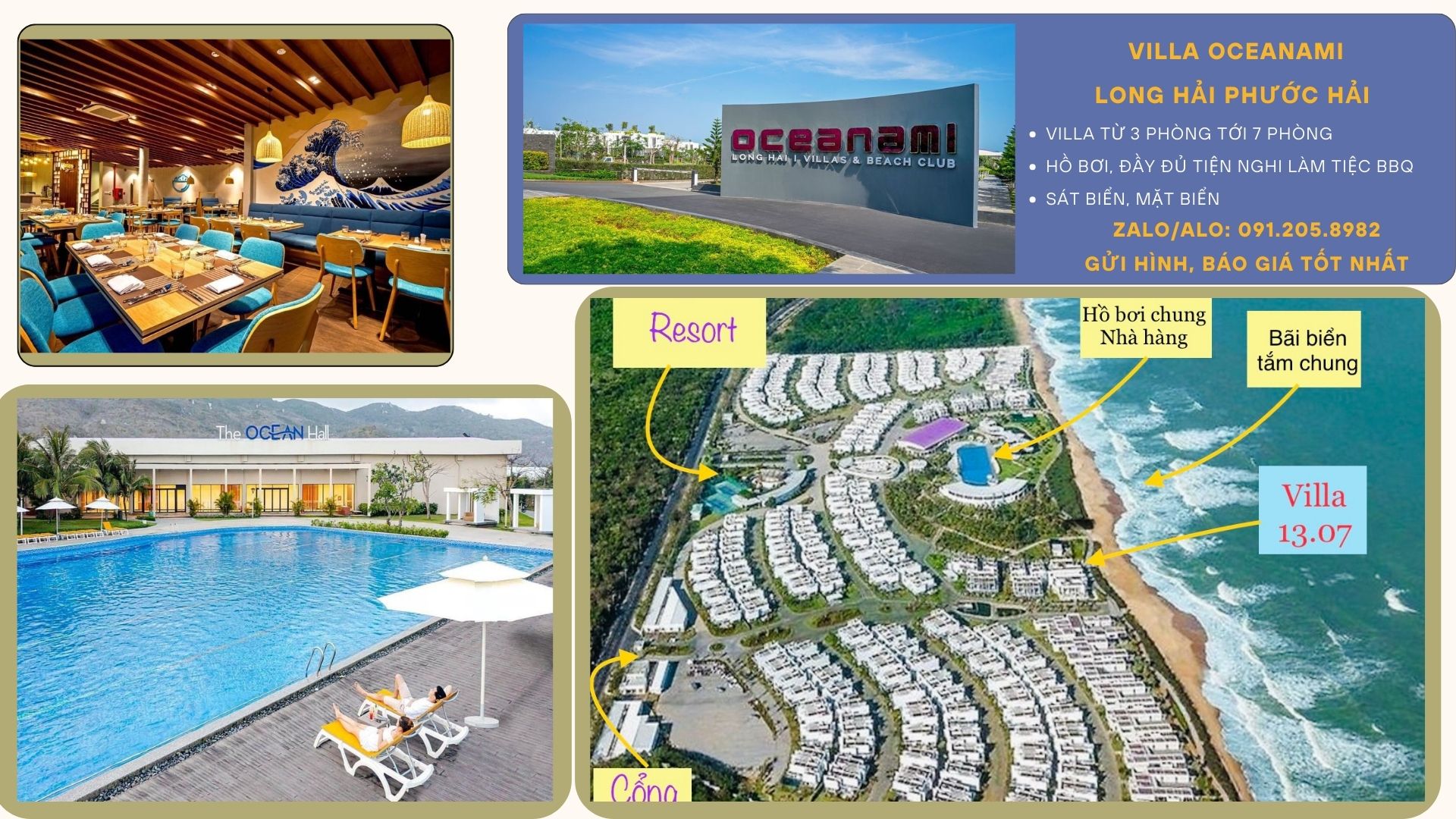 Oceanami Villa Long Hải Vũng Tàu