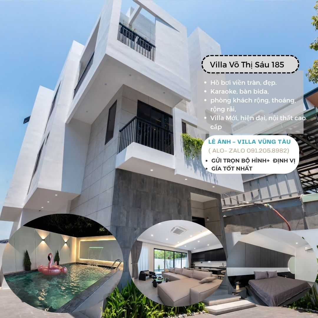 Villa Bai Sau Vung Tau Moi dep cao cap 