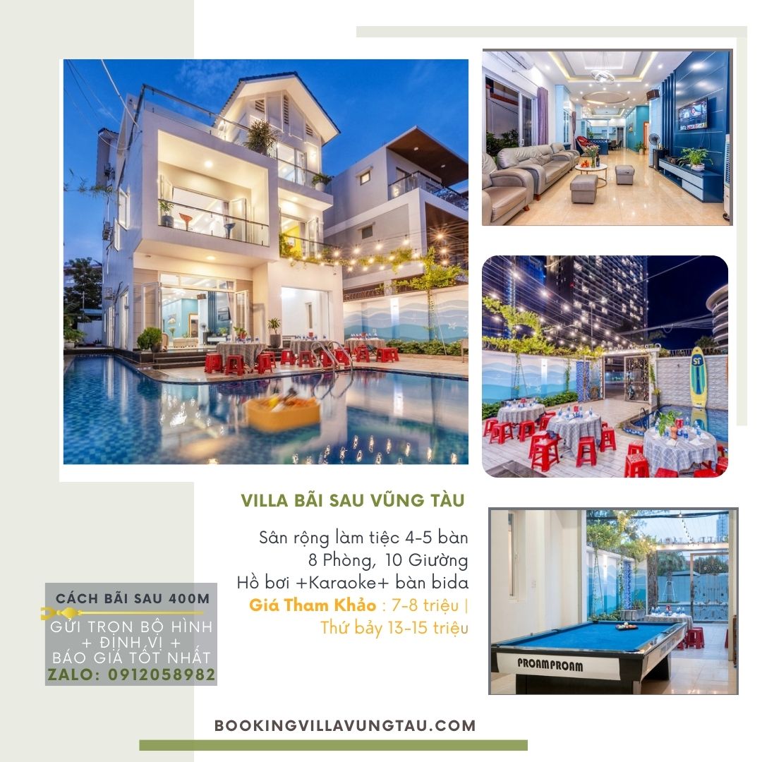 villa bãi sau vũng tàu