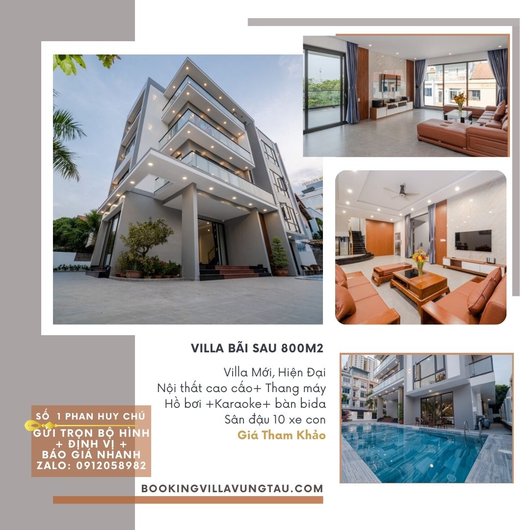 villa vung tau cho doan 30 nguoi